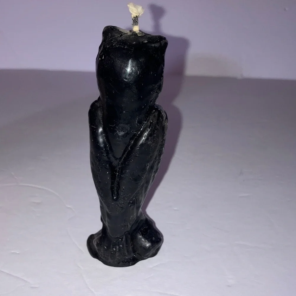 Vintage‎ Owl Candle Set of Two